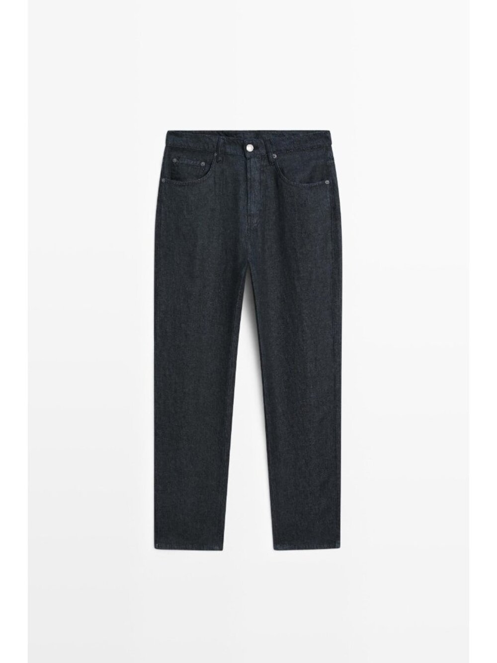 RUGBY UNIVERSITY men's black denim stretch straight preppy jeans size 36x30